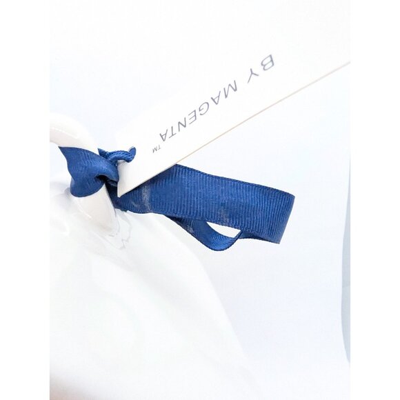 Rae Dunn PENTHOUSE Glossy White Square Ceramic Birdhouse New with tags - Picture 7 of 13